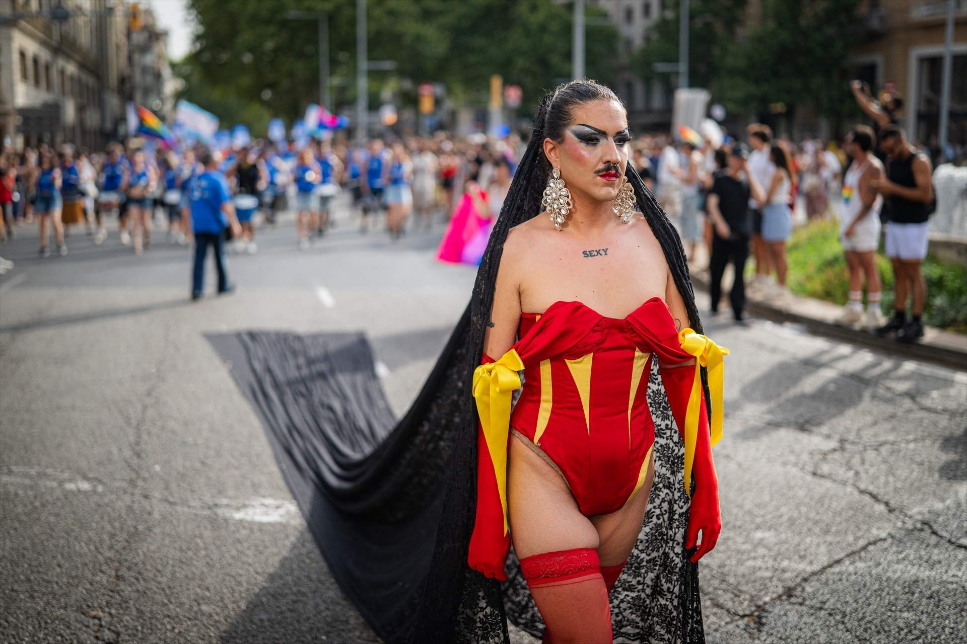 Ambiente en Barcelona por la marcha de Pride Barcelona. Lorena Sopêna / Europa Press