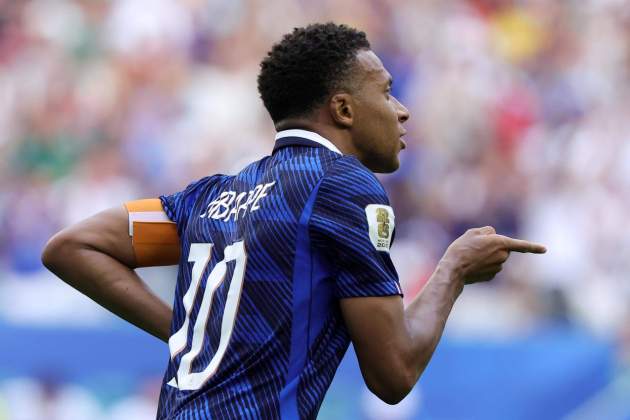 Mbappé França Mundial / Foto: EFE Mbappé França Mundial / Foto: EFE