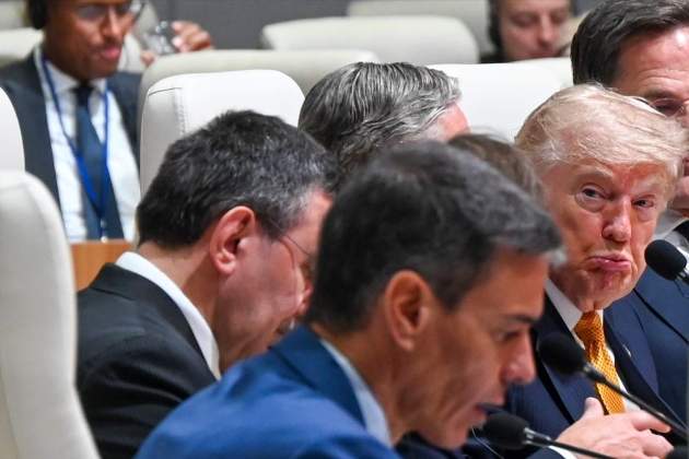 Darrera trobada entre Pedro Sánchez i Donald Trump (Europa Press) Darrera trobada entre Pedro Sánchez i Donald Trump (Europa Press)