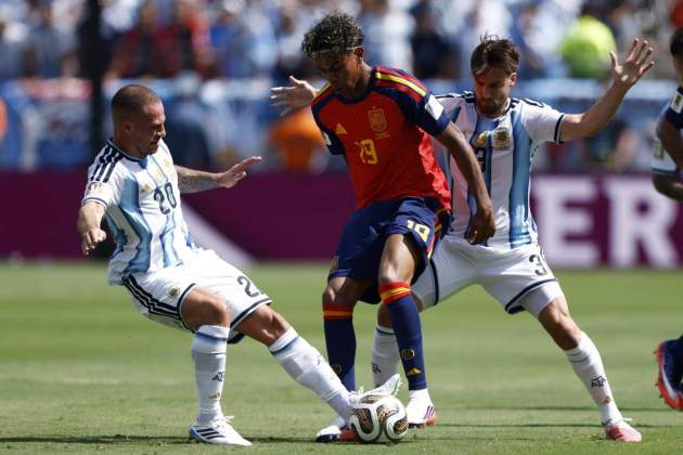 Lamine Yamal España Argentina Mundial 2026 / Foto: EFE Lamine Yamal España Argentina Mundial 2026 / Foto: EFE