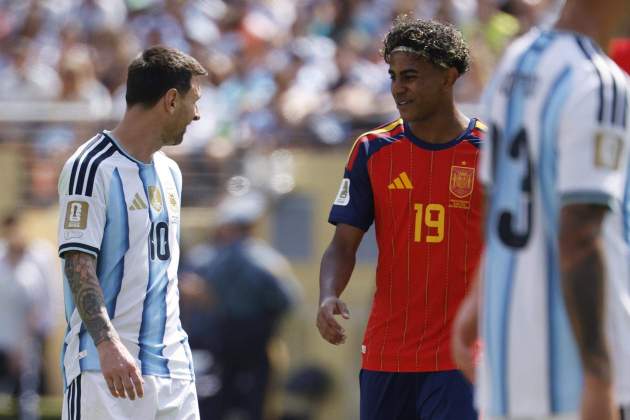 Leo Messi Lamine Yamal España Argentina EFE Leo Messi Lamine Yamal España Argentina EFE