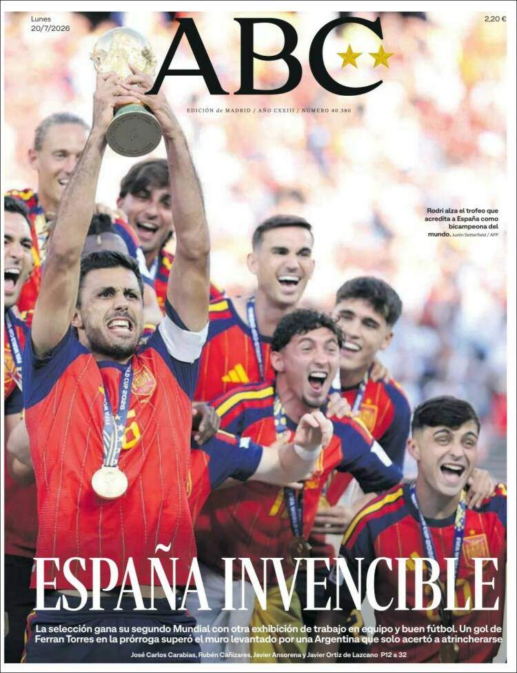 'ABC', 20 de juliol de 2026 'ABC', 20 de juliol de 2026