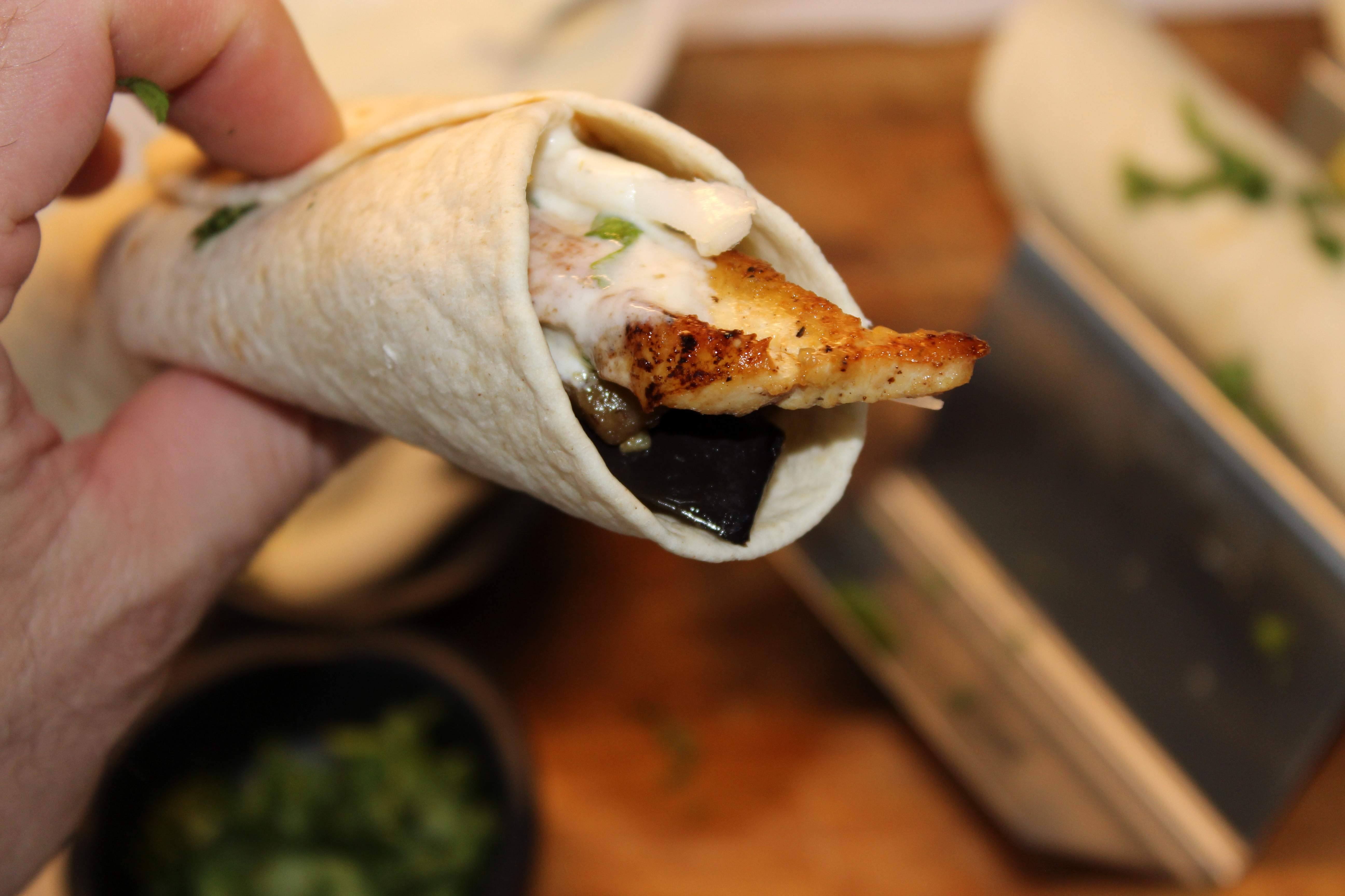 fajita de pollastre