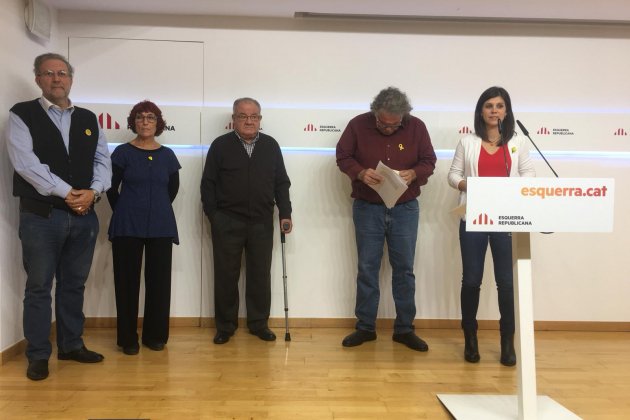 Roda premsa ERC Marta Vilalta Carlota Camps Roda premsa ERC Marta Vilalta Carlota Camps