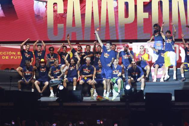 La celebración de la selección española en Cibeles / Gtres La celebración de la selección española en Cibeles / Gtres