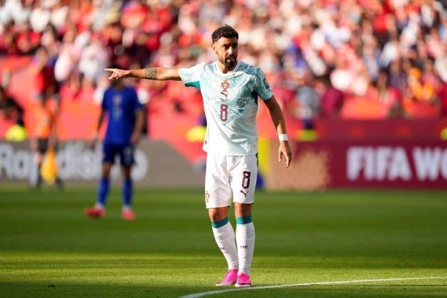 Bruno Fernandes, durant el Mundial / Foto: Europa Press Bruno Fernandes, durant el Mundial / Foto: Europa Press