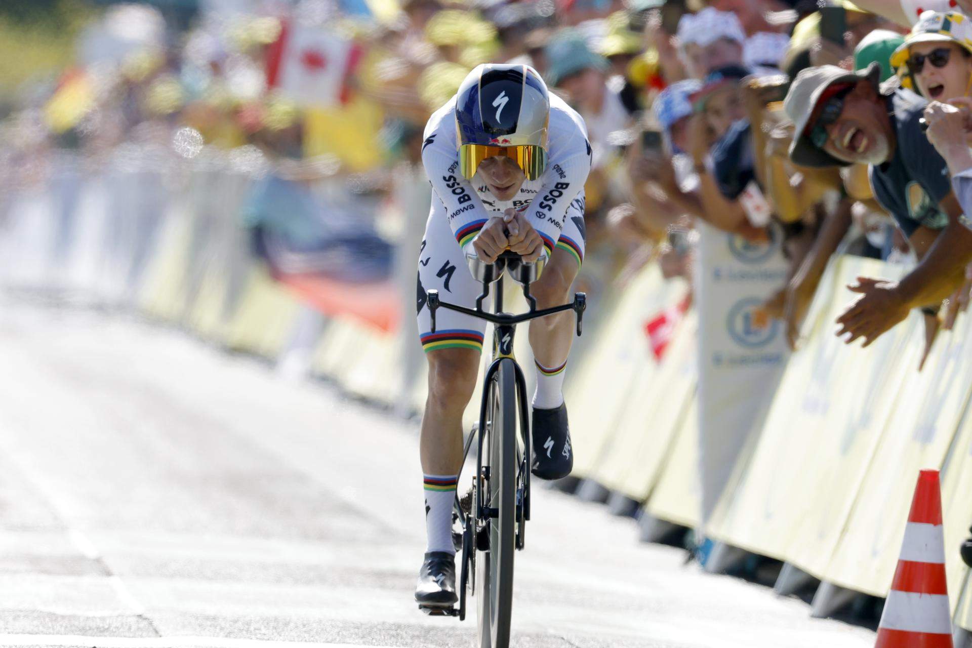 Evenepoel somete a Pogacar en la crono de Thonon y suma su segundo triunfo consecutivo en el Tour de Francia