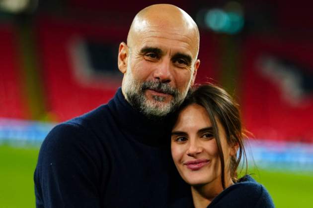 Maria Guardiola amb Pep Guardiola, el seu pare Gtres Maria Guardiola amb Pep Guardiola, el seu pare Gtres