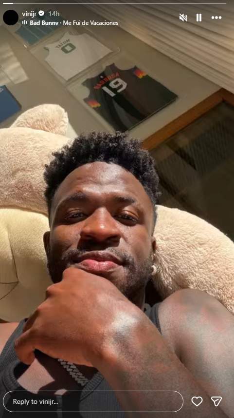 Vinicius después de operarse la cara, Instagram Vinicius después de operarse la cara, Instagram