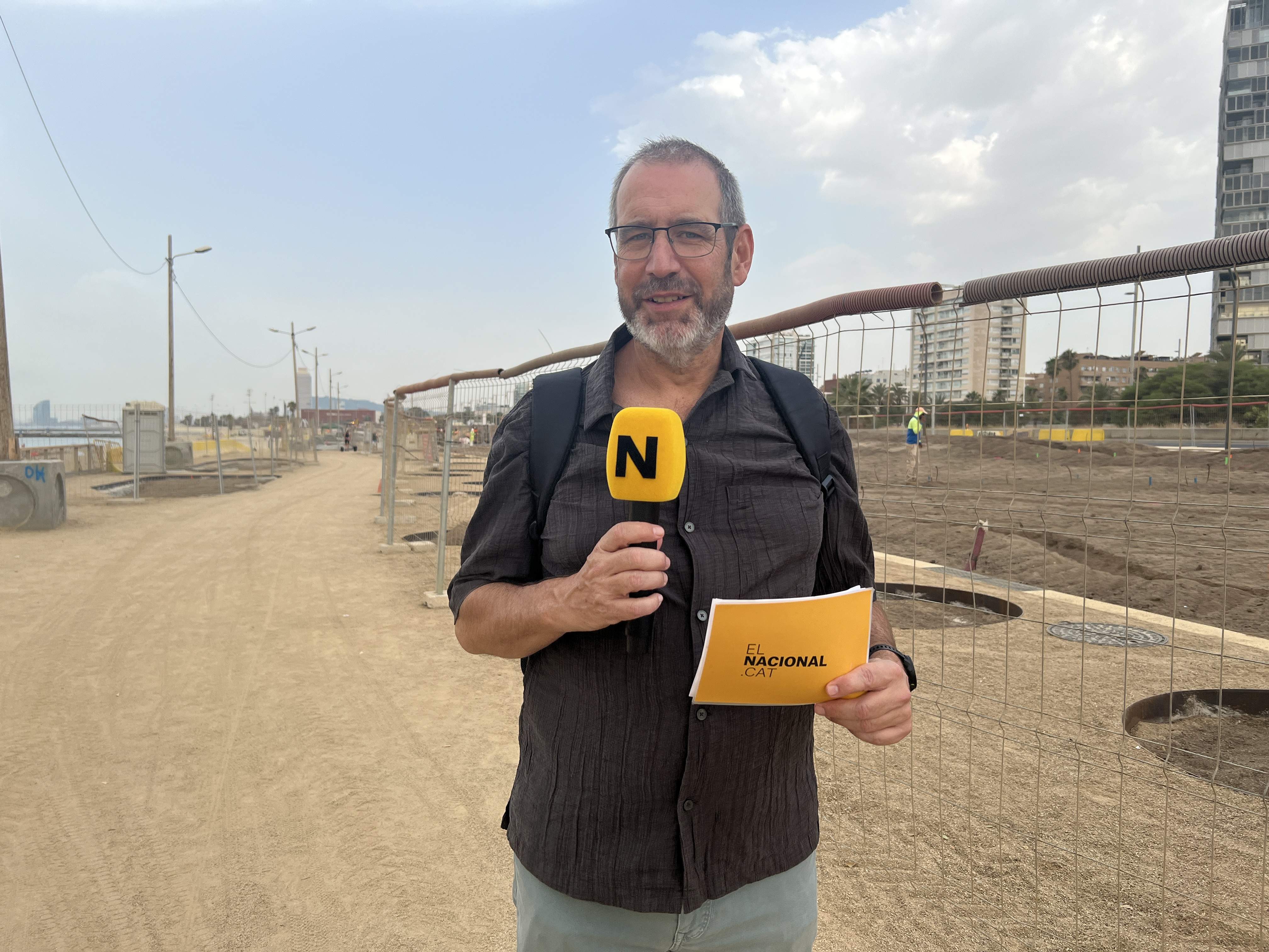Así es el futuro paseo de la Nova Mar Bella, con obras terminadas en el sector de la playa de Llevant