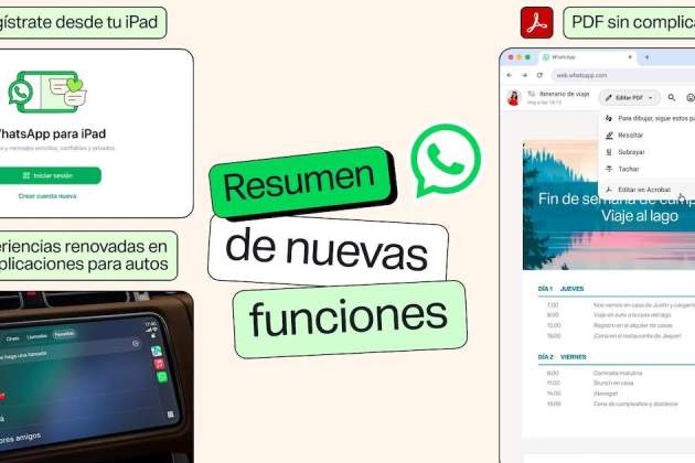 Nuevas funciones de WhatsApp para sus usuarios Nuevas funciones de WhatsApp para sus usuarios