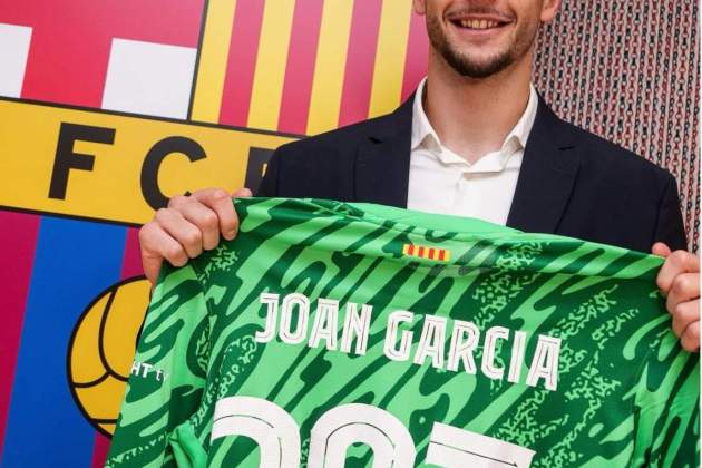 Joan Garcia quan va fitxar pel Barça Instagram Joan Garcia quan va fitxar pel Barça Instagram