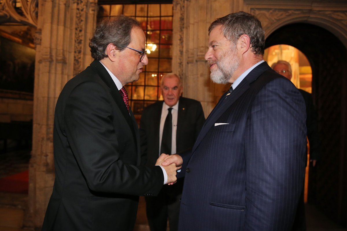 Torra es reuneix amb l'ambaixador alemany a Espanya