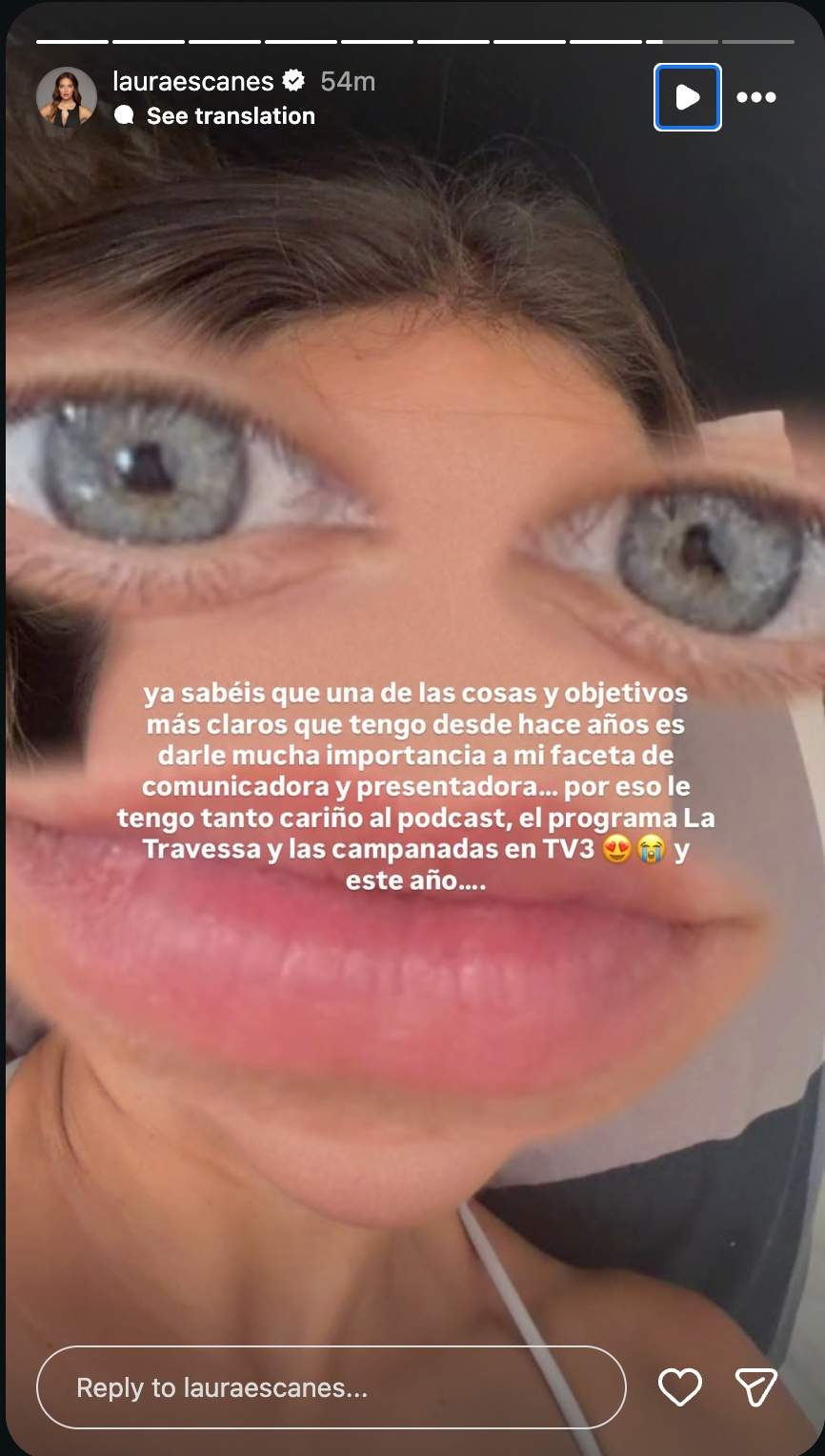 El comunicat de Laura Escanes / Instagram