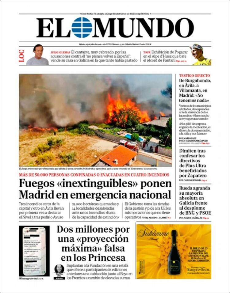 'El Mundo' 25 'El Mundo' 25