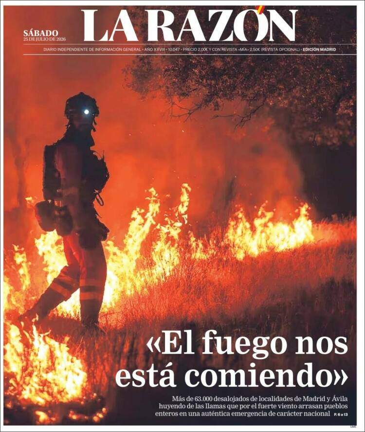 'La Razón' 25 'La Razón' 25