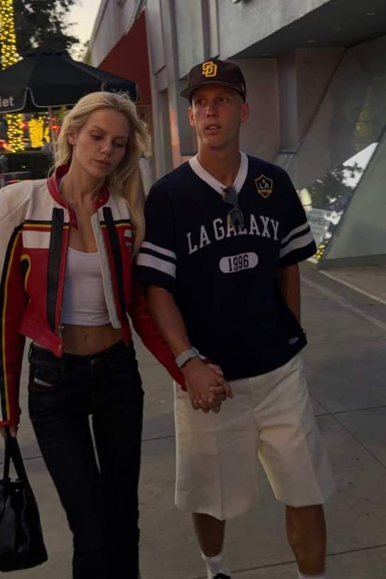 Laura Abla i Dani Olmo als Estats Units durant el Mundial / Instagram