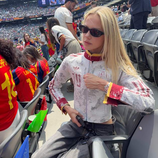 El look de Laura Abla per la final del Mundial / Instagram