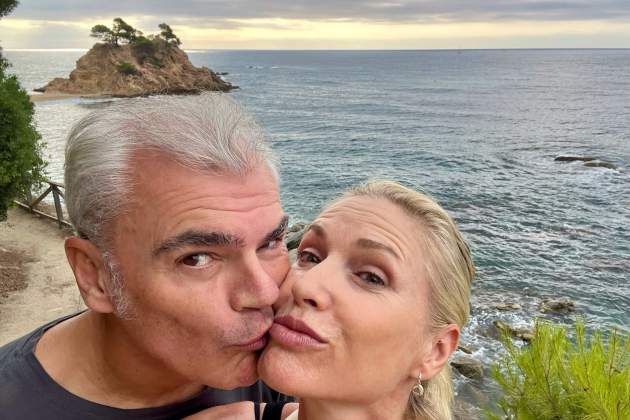 Judit Mascó amb Eduard Vicente, la seva parella de fa 37 anys / Instagram