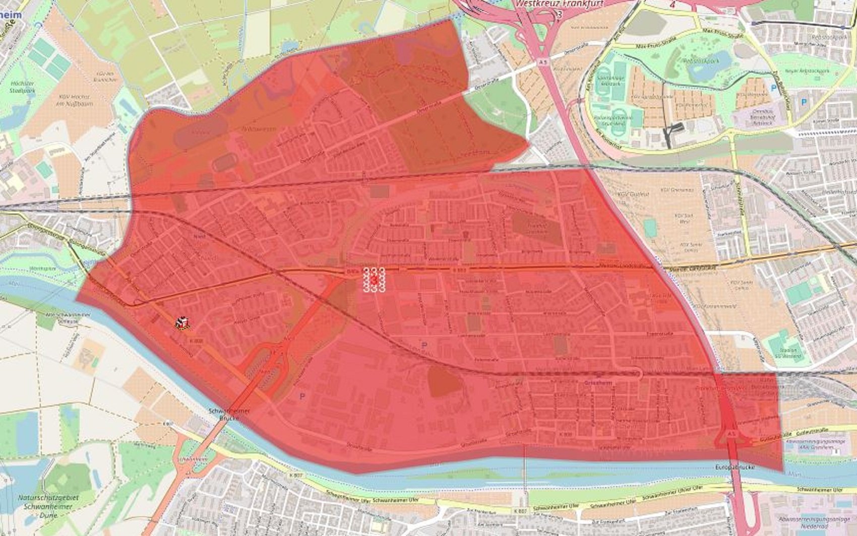 Detecten una fuga de vapor d'àcid clorhídric a Frankfurt
