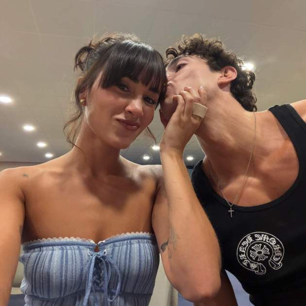 Aitana i Plex hores abans de 'La Velada del Año' / Instagram