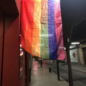 Crema bandera LGTBI Terrassa @CUPTerrassa Crema bandera LGTBI Terrassa @CUPTerrassa
