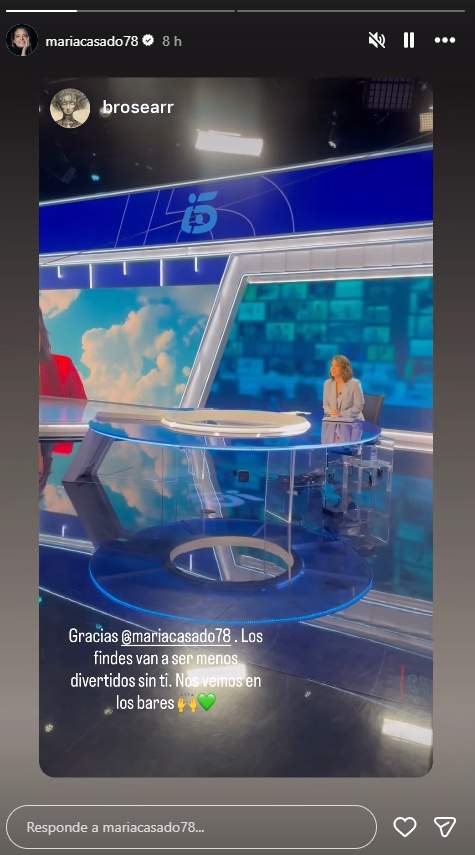 Els companys s'acomiaden de Maria Casado IG Els companys s'acomiaden de Maria Casado IG