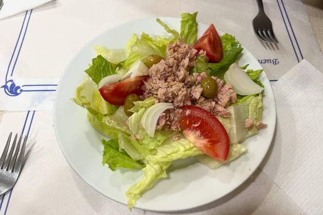 Amanida del restaurant Cal Toni. / Foto: Rosa Molinero Trias