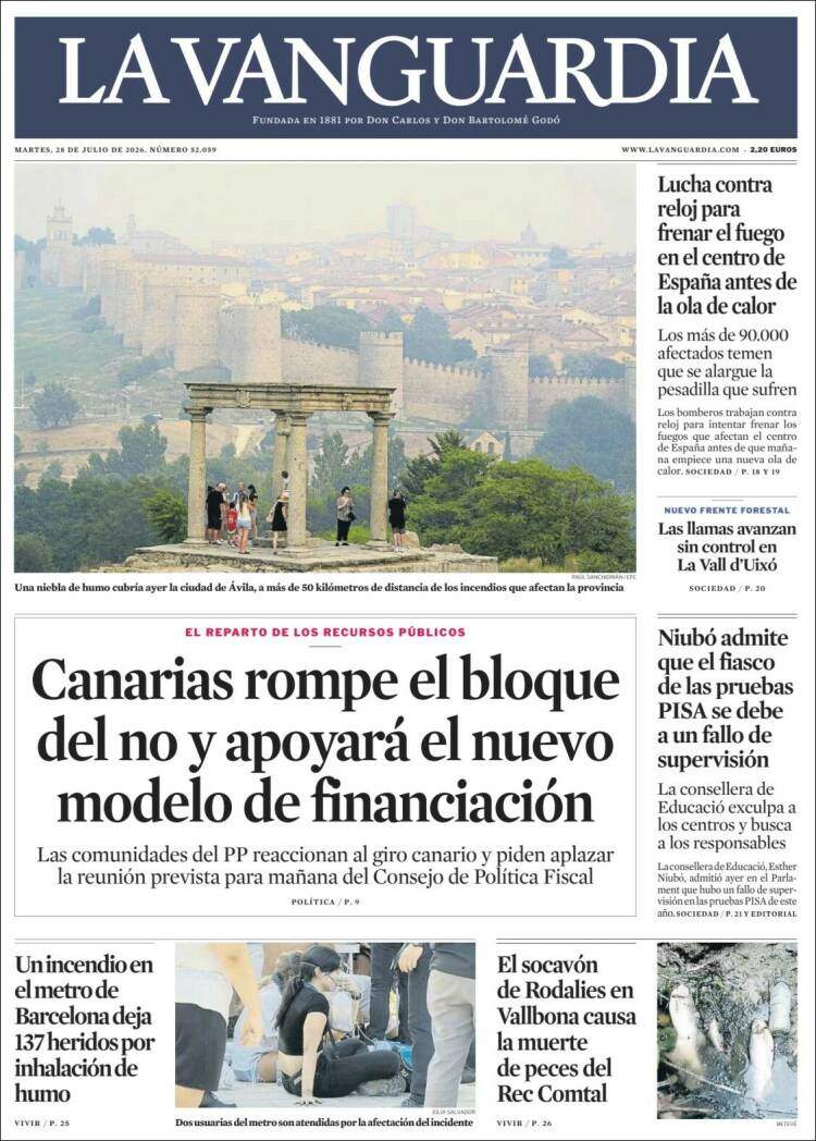 Porta 'La Vanguardia'