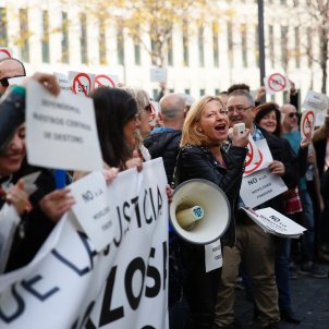 Funcionaris administracio Justicia manifestació vaga aturada - Sergi Alcàzar