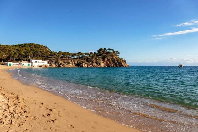 Imatge de la platja del Castell Imatge de la platja del Castell
