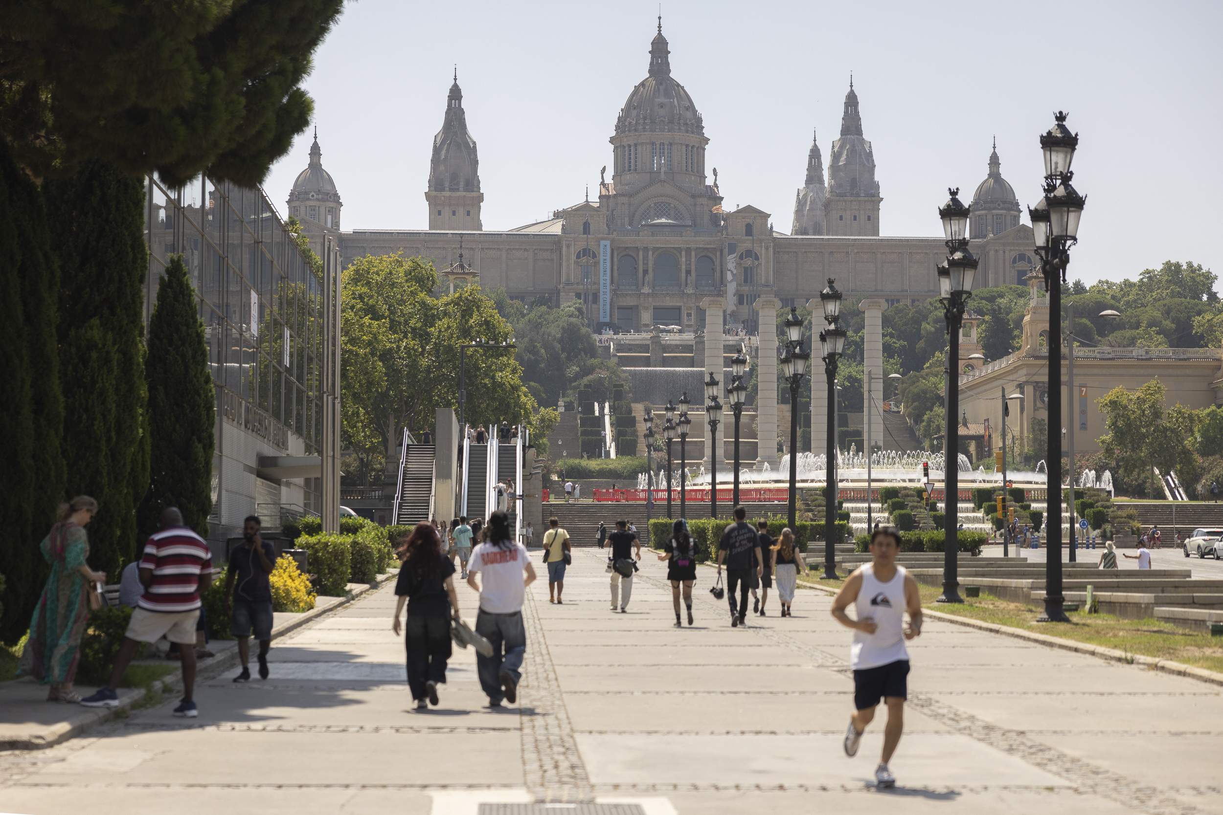 Obras remodelación Fira Montjuïc