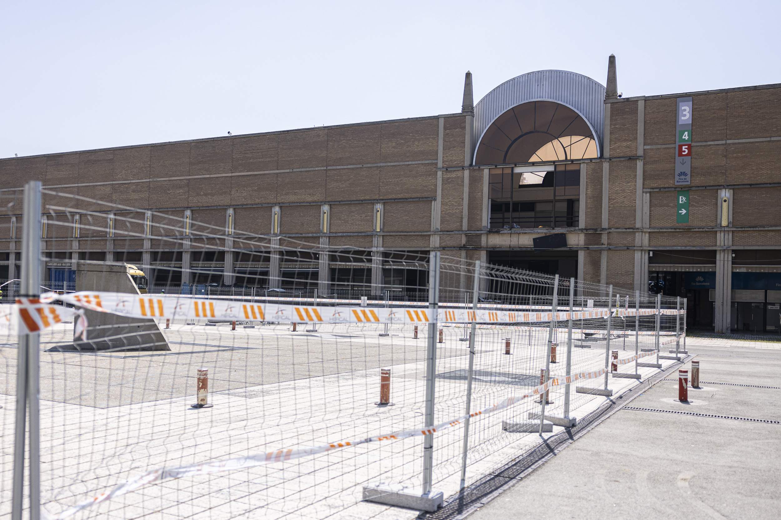 Obras remodelación Fira Montjuïc