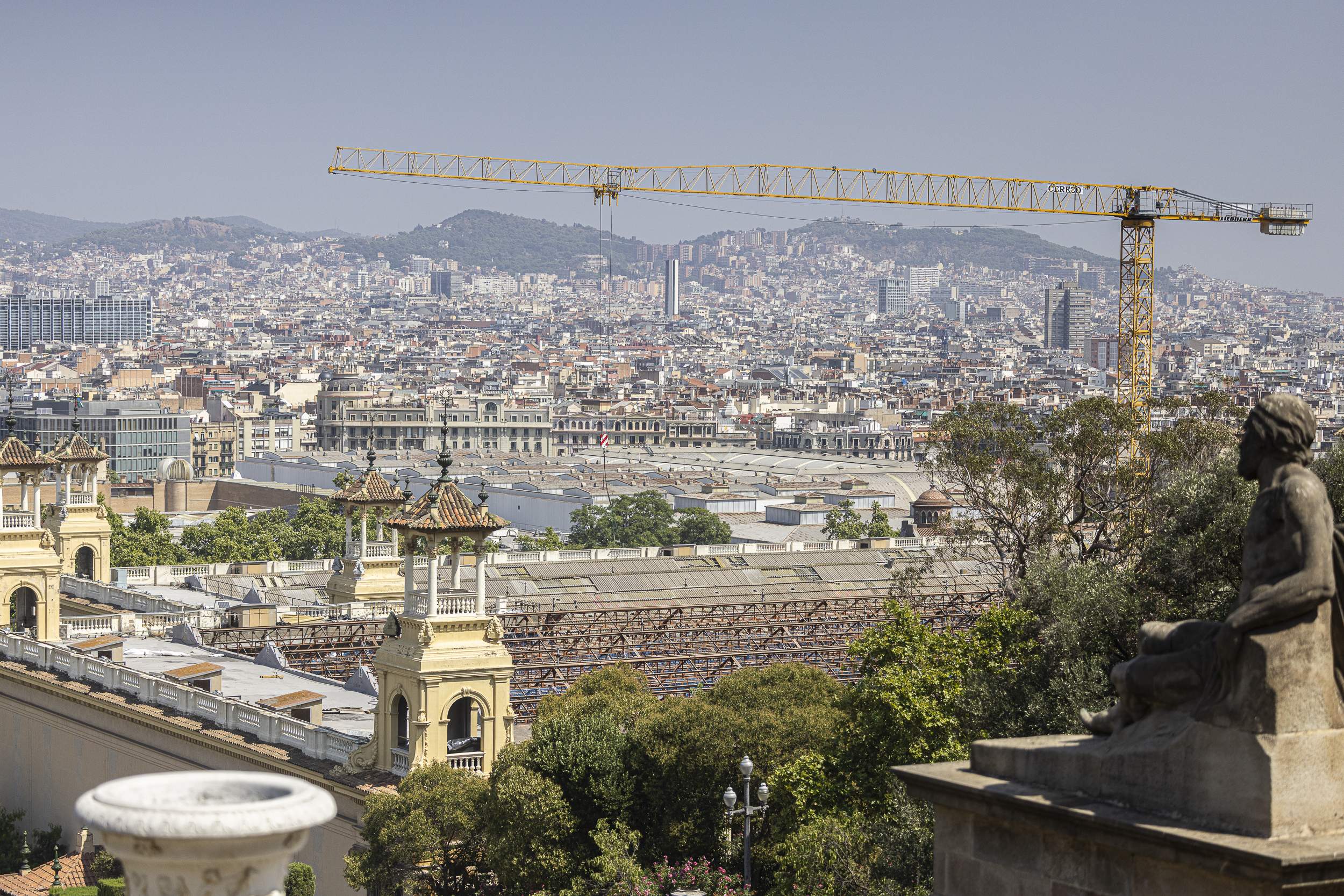 Obras remodelación Fira Montjuïc