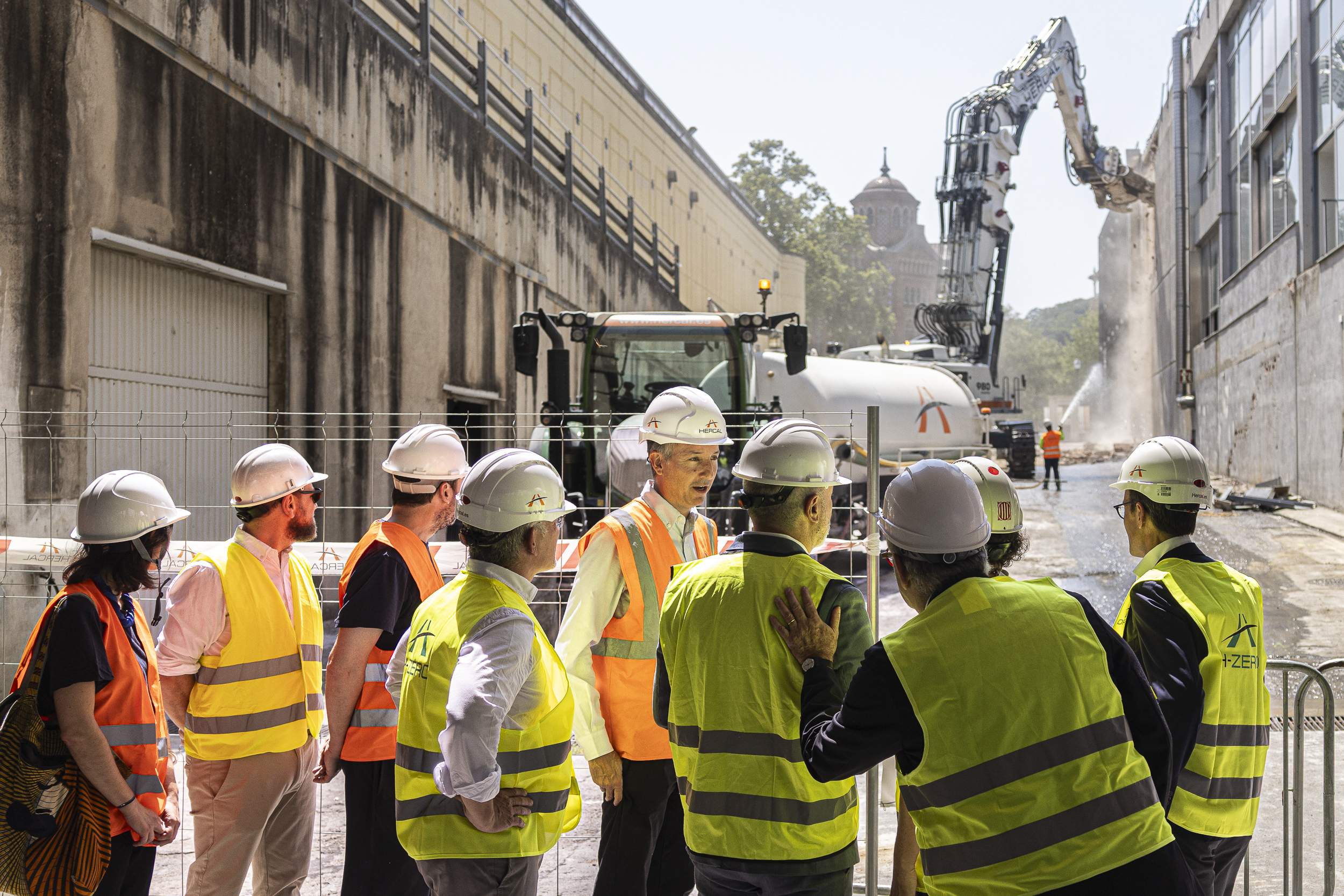 Obras remodelación Fira Montjuïc