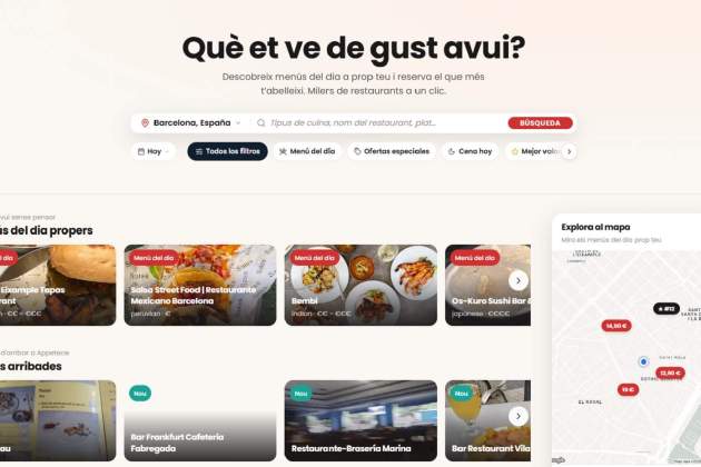 Captura de la web d'Appetece Foto Appetece Captura de la web d'Appetece Foto Appetece