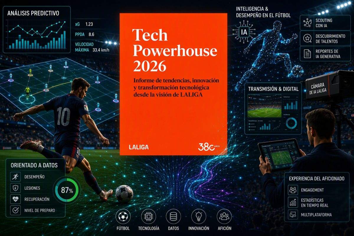 LALIGA lanza Tech Powerhouse 2026, un nuevo observatorio sobre tecnología e IA aplicada al fútbol