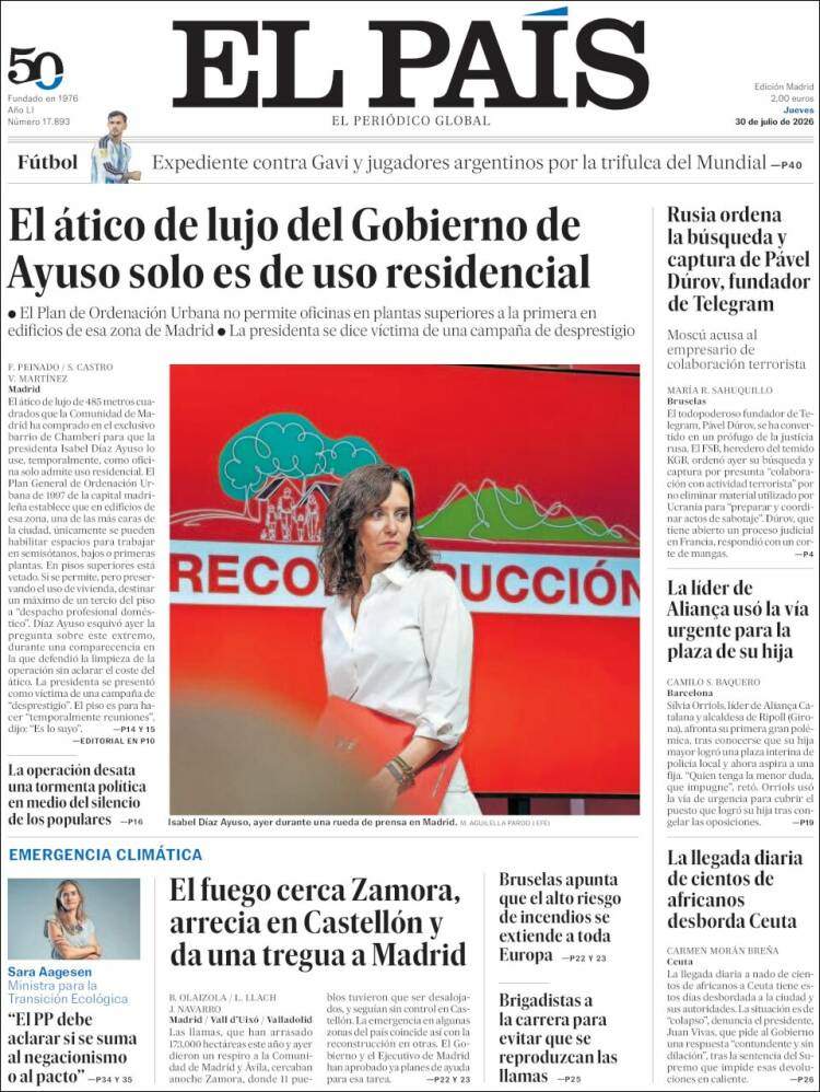 'El País' 30 'El País' 30