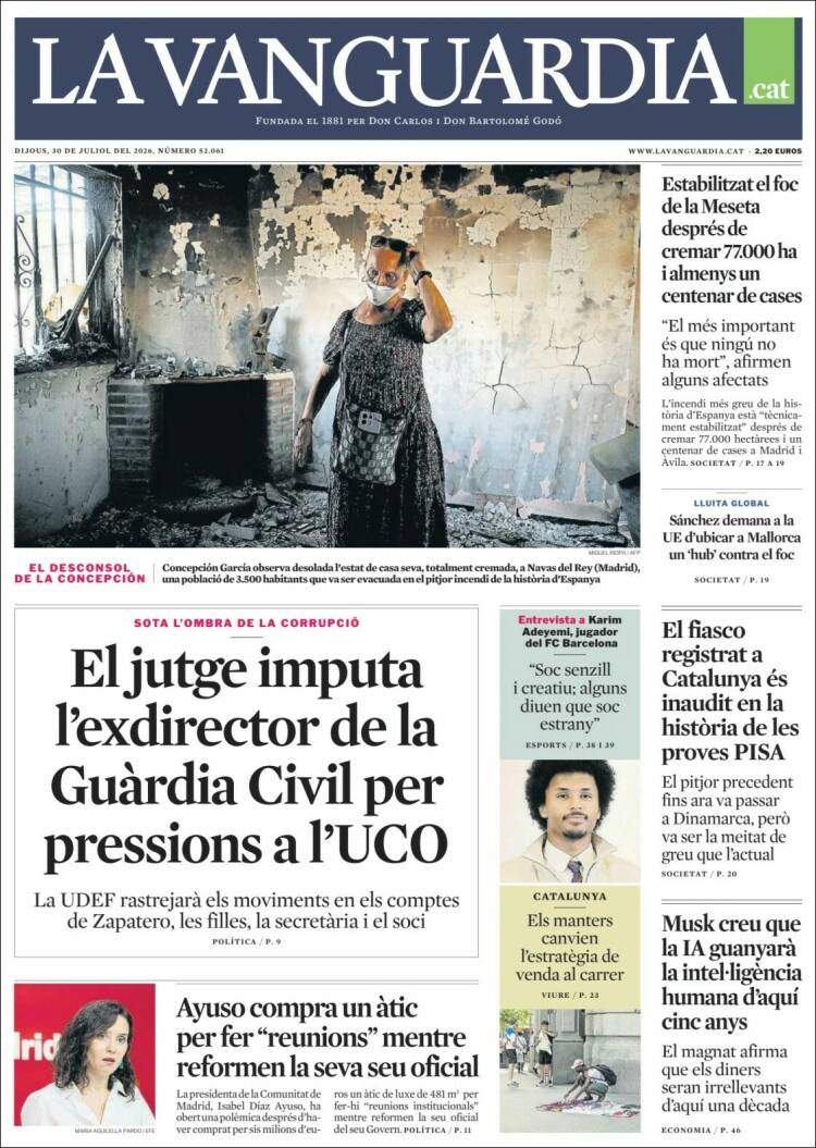 'La Vanguardia' 30 'La Vanguardia' 30