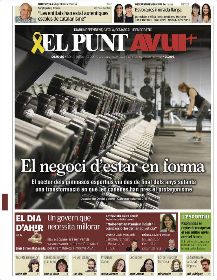 'El Punt Avui' 30 'El Punt Avui' 30