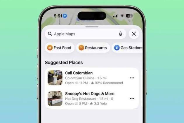 Apple Maps solo sugería dos lugares en las búsquedas Apple Maps solo sugería dos lugares en las búsquedas
