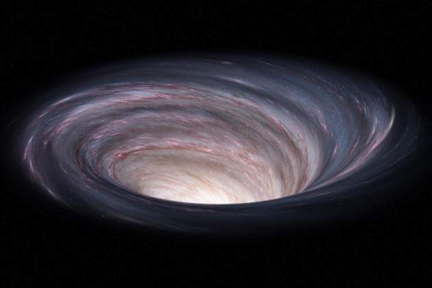 El objeto se encuentra a más de 30.000 años luz del núcleo galáctico, una ubicación excepcional para un agujero negro supermasivo El objeto se encuentra a más de 30.000 años luz del núcleo galáctico, una ubicación excepcional para un agujero negro supermasivo