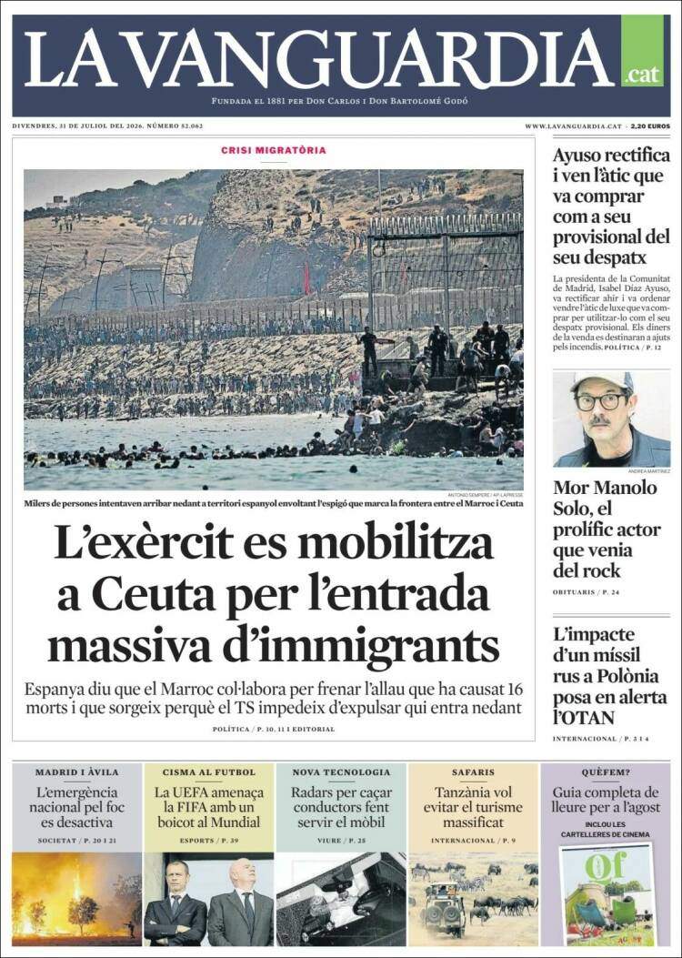 'La Vanguardia' 31 'La Vanguardia' 31