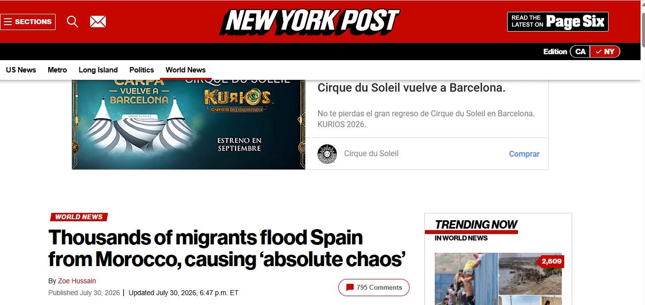 'The New York Post' 'The New York Post'