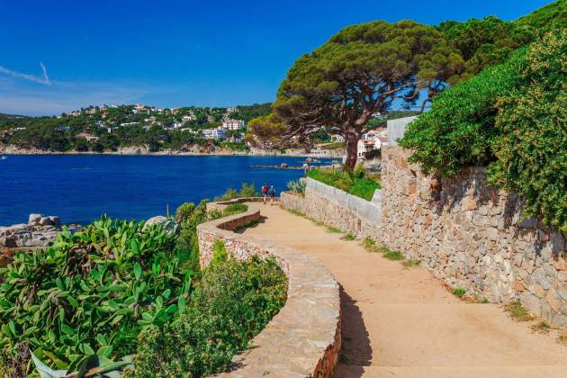 Imatge d'un tram del Camí de Ronda Imatge d'un tram del Camí de Ronda