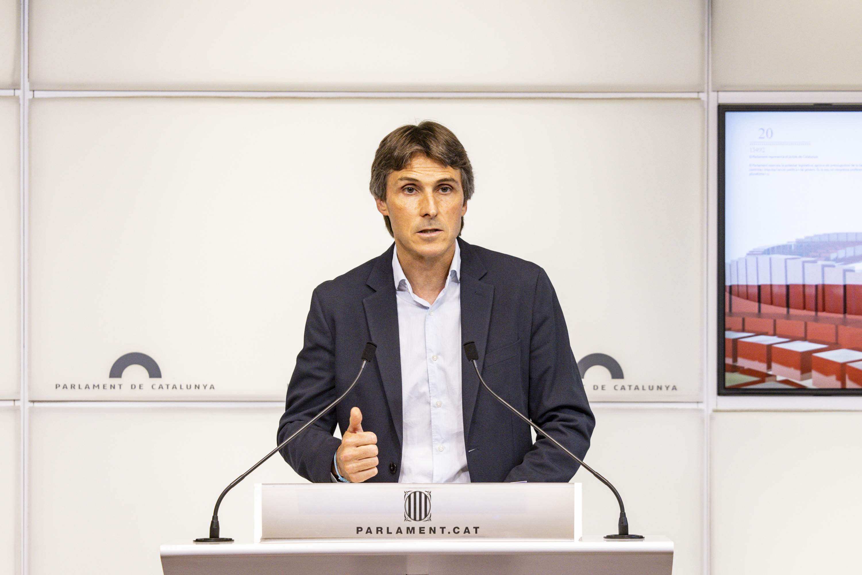 Roda premsa parlament junts verges / Foto: Carlos Baglietto