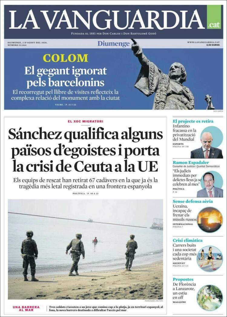'La Vanguardia' 2 'La Vanguardia' 2