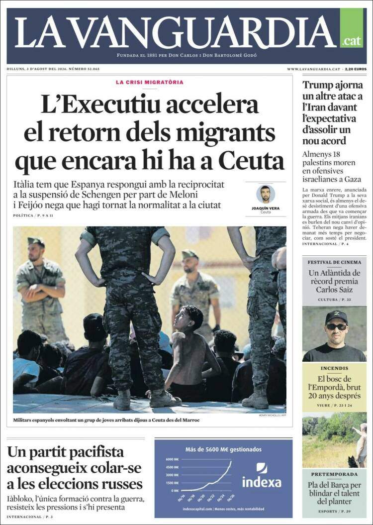 'La Vanguardia' 3 'La Vanguardia' 3