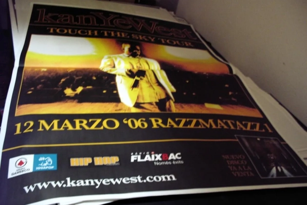 Kanye West cartell razzmatazz 2006 Kanye West cartell razzmatazz 2006