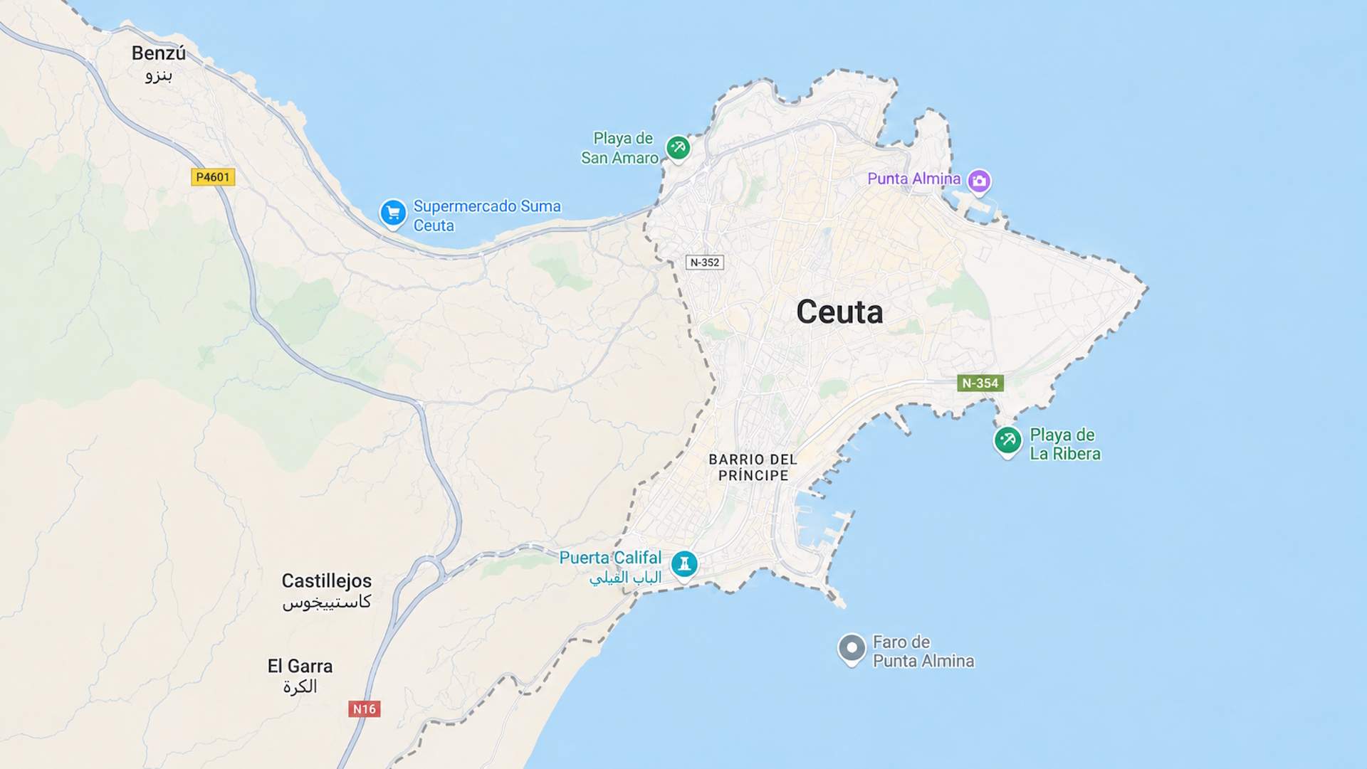 Polèmica a Google Maps: Ceuta i Melilla apareixen com a "fronteres en disputa"